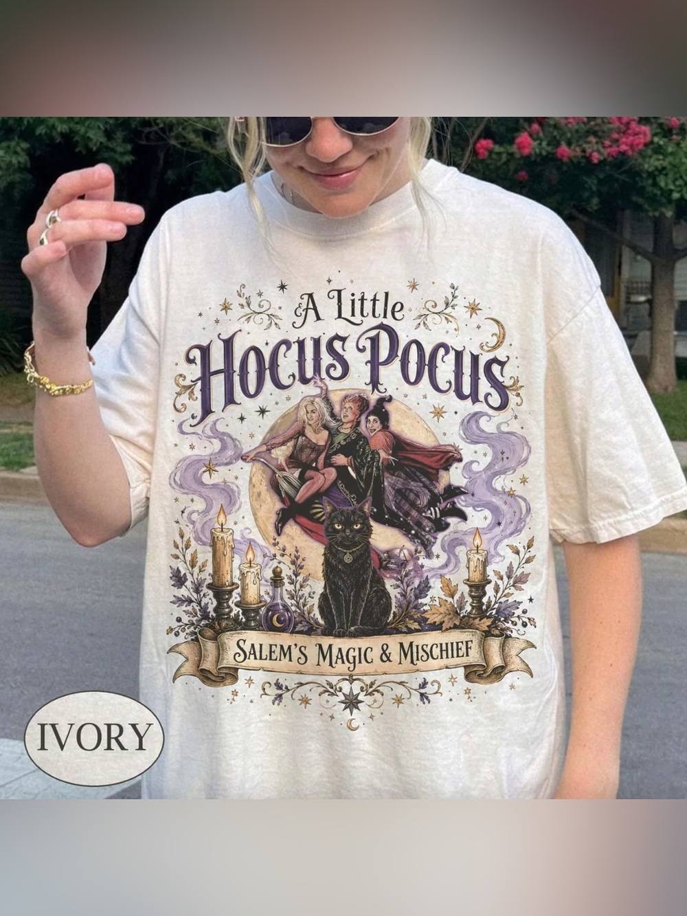 Comfort Colors Ivory Hocus Pocus Graphic Tee
